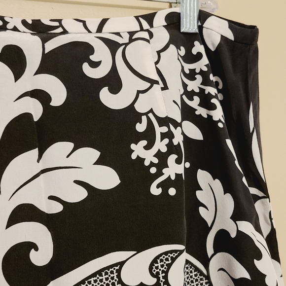 Nygard Collection | Vintage 100% Silk A-Line Skirt (Size 12) - Picture 7 of 10